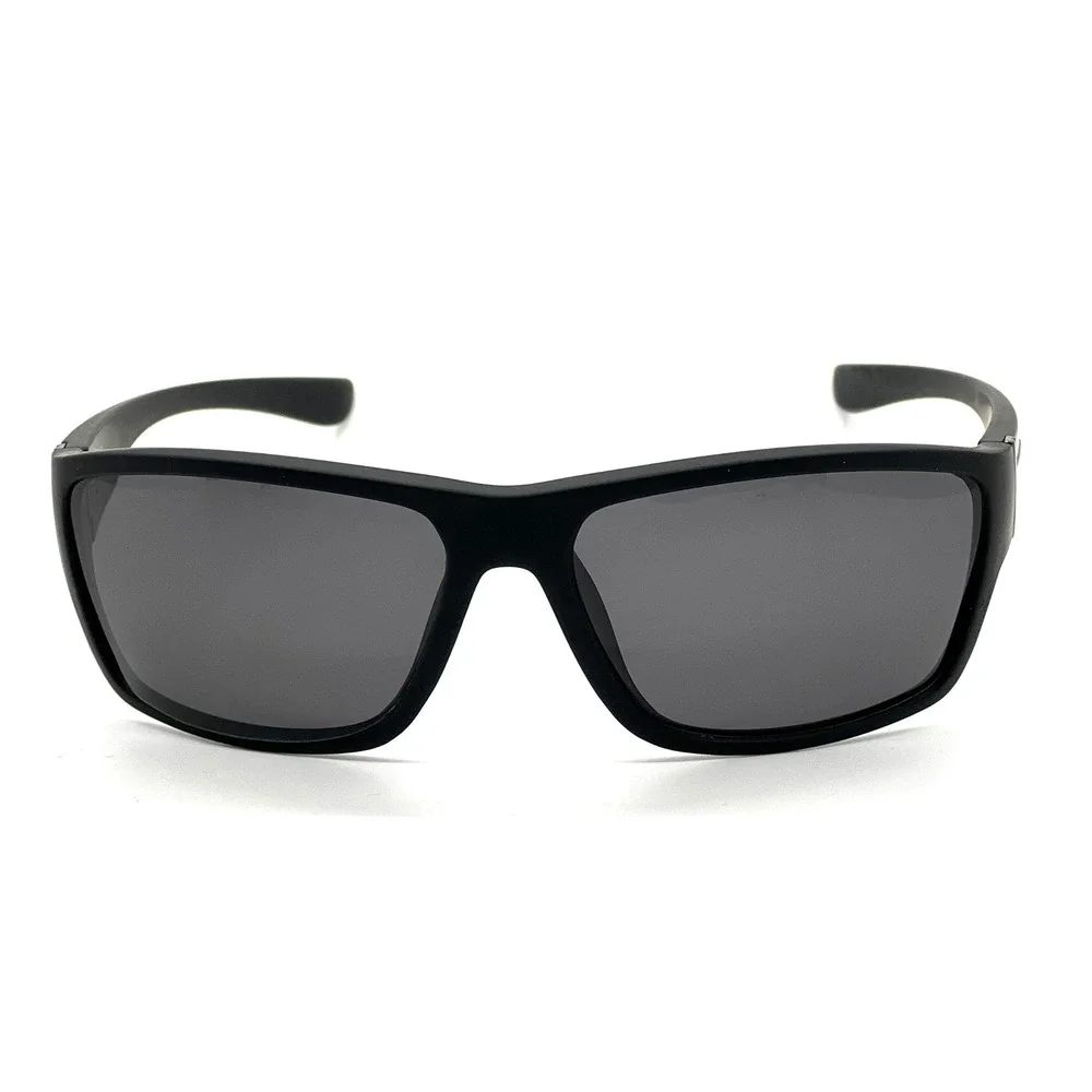 Sport Polarized Sunglasses Dark Black Lens Cycling‎ Running Mens Outdoor Shield